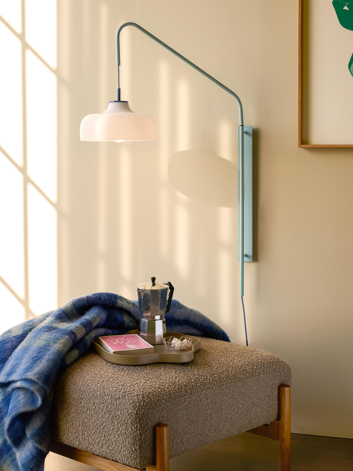 Current væglampe - blå